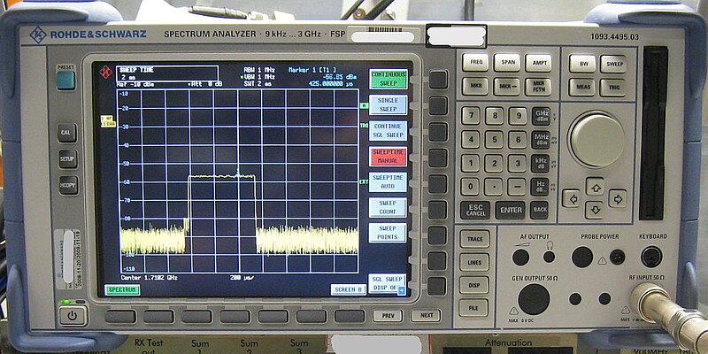 File:RohdeSchwarz SpectrumAnalyzer FSP.jpg