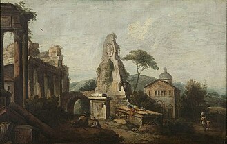 Ruine avec pyramide Musée des Beaux-Arts de Nancy