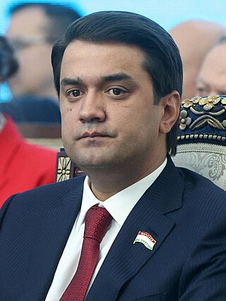 <span class="mw-page-title-main">Rustam Emomali</span> Tajik politician (born 1987)