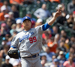 Hyun-Jin Ryu vuonna 2013.