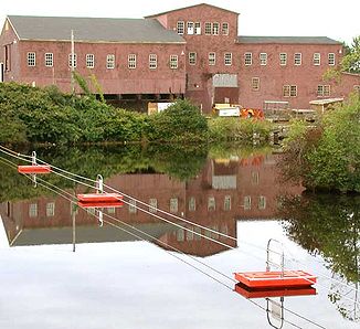 Saco River in Saco, Maine - view from US Highway 1