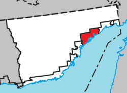 Location within Le Golfe-du-Saint-Laurent RCM