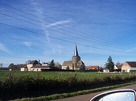 Saint-Gervais-en-Vallière'nin genel görünümü