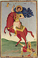Moderná bulharská ikona, Demeter na červenom koni