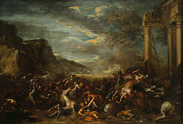 Bataille de cavalerie, 1645-1652 Aukland.