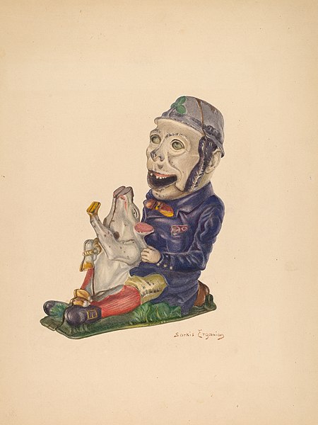 File:Sarkis Erganian, Toy Bank - "Paddy and the Pig", c. 1938, NGA 20654.jpg