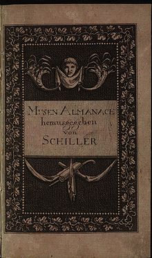 Schiller's Musenalmanach (1796) Schiller Musenalmanach 1796 A 001.jpg