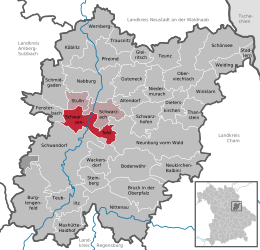 Schwarzenfeld - Localizazion