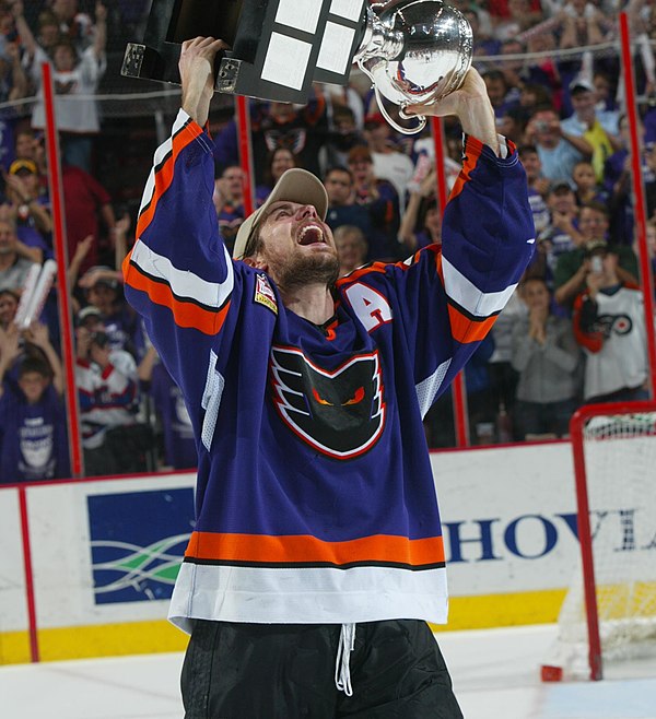 Sharp In June 2005. He won the Calder Cup with the Philadelphia Phantoms during the 2004–05 NHL lockout.