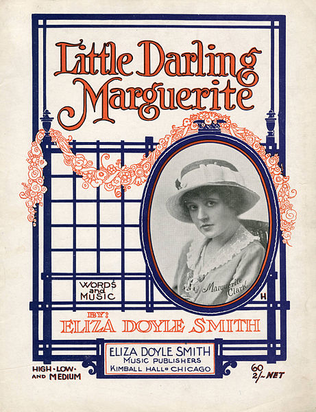 File:Sheet music cover - LITTLE DARLING MARGUERITE (1919).jpg