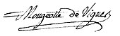 signature de Pierre Mougeotte des Vignes