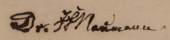 signature de Johann Friedrich Naumann