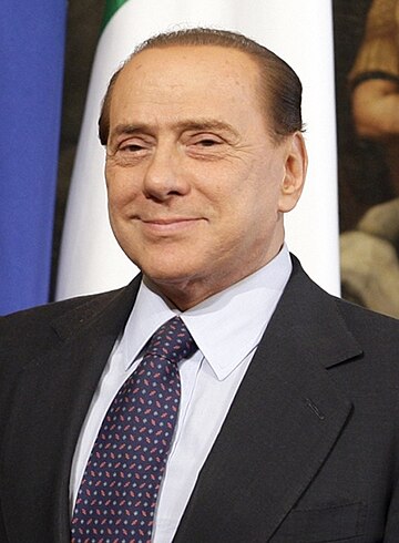 Silvio Berlusconi, Prime Minister from 1994 to 1995, from 2001 to 2006 and from 2008 to 2011