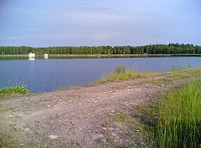 Lac artificiel de Silvola.