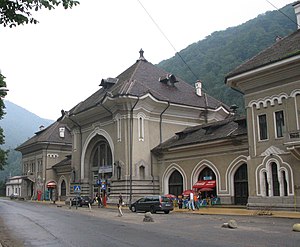 Railway station in Sinaia