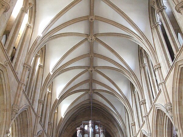 Rib vault of Southwell Minster choir