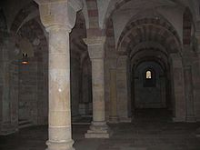 The crypt of Speyer Cathedral SpeyererDomKrypta.jpg