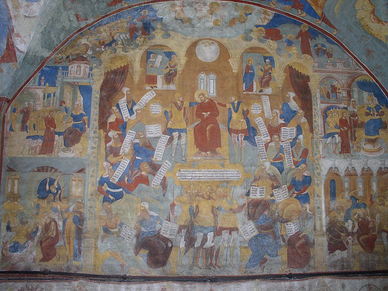 File:St John the Baptist church frescoes.JPG