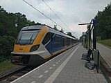 Sprinter met SNG-materieel op Station Rhenen'