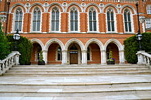 Holloway Sanatorium steps, which feature in the video Steps at Former Holloway Sanatorium.JPG