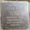 Struikelsteen Parkallee 26 (Recha Klein) in Hamburg-Harvestehude.jpg