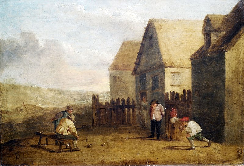 File:Style of David Teniers the Younger Peasants bowling.jpg