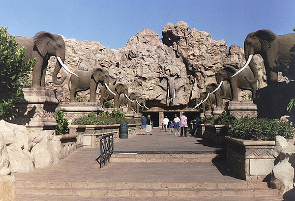 The Bridge of Time facing the Entertainment Centre, Sun City