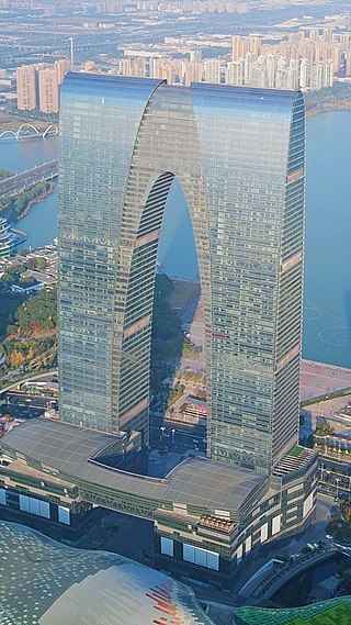 <span class="mw-page-title-main">Gate to the East</span> Supertall skyscraper in Suzhou, Jiangsu, China