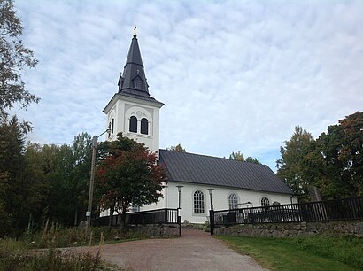 Vägbeskrivningar till Svartnäs kyrka med kollektivtrafik