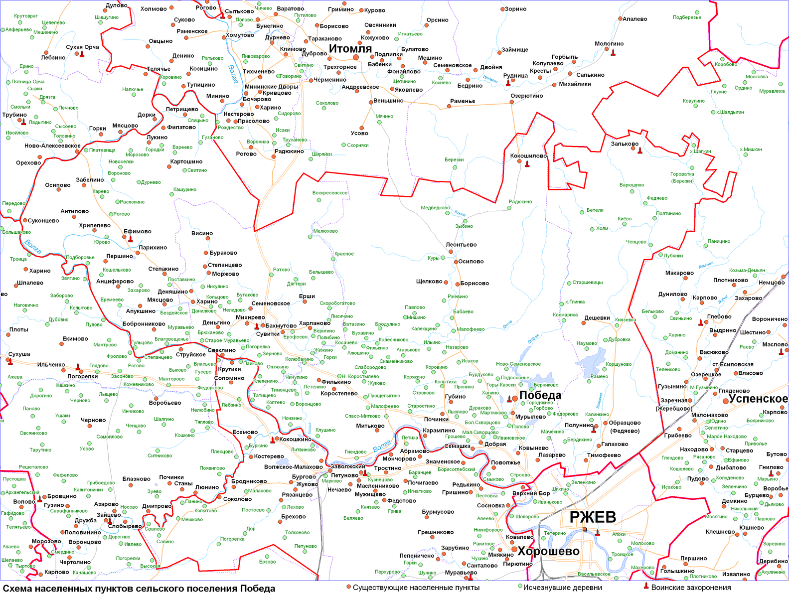 Карта воинских захоронений новгородской области