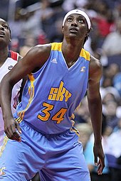 Fowles with the Chicago Sky in 2011 Sylvia Fowles WNBA.jpg