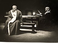 Szenenbild aus dem Leben des Galilei von Bertolt Brecht, Schauspielhaus Zürich, 1943