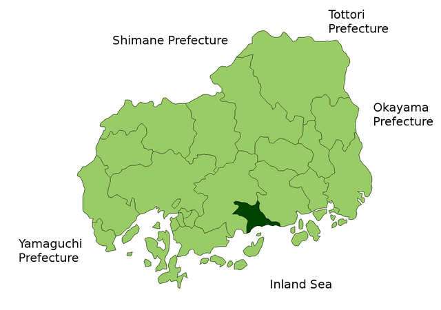 竹原市位置圖
