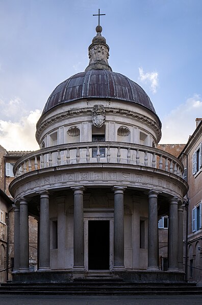 Bramante'sTempietto, designed 1502, San Pietro in Montorio, Rome