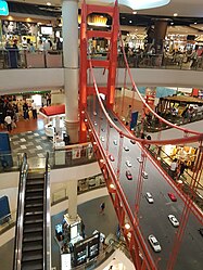 Pont du golden Gate au Terminal 21