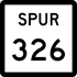 State Highway Spur 326 markeri