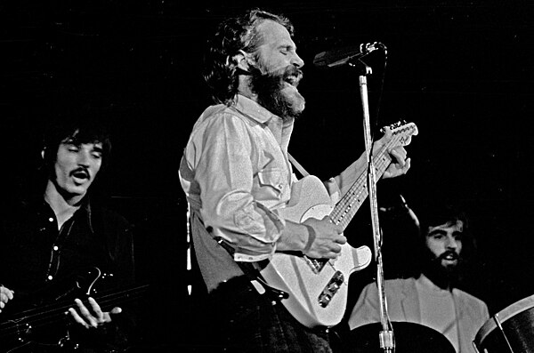 L to R: Danko, Helm and Manuel on tour in Hamburg, Germany, in 1971