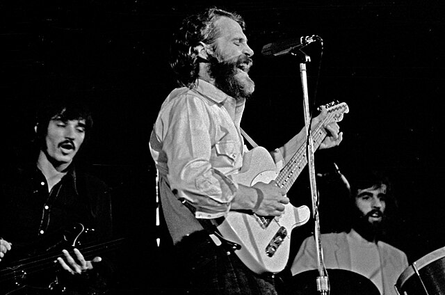 L to R: Danko, Helm and Manuel on tour in Hamburg, Germany, in 1971