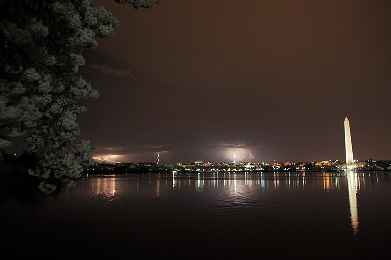 File:Three-lighting-strikes-washingtondc-night - West Virginia - ForestWander.jpg