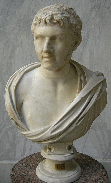 Bust of Ptolemy of Mauretania in the Vatican Museums (Museo Chiaramonti)