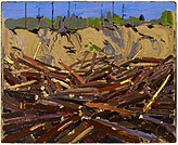 Sandbank with Logs, Fall 1916. Art Gallery of Ontario, Toronto