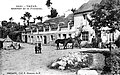 Trévé ː le quartier de la Fontaine vers 1920 (carte postale Émile Hamonic).