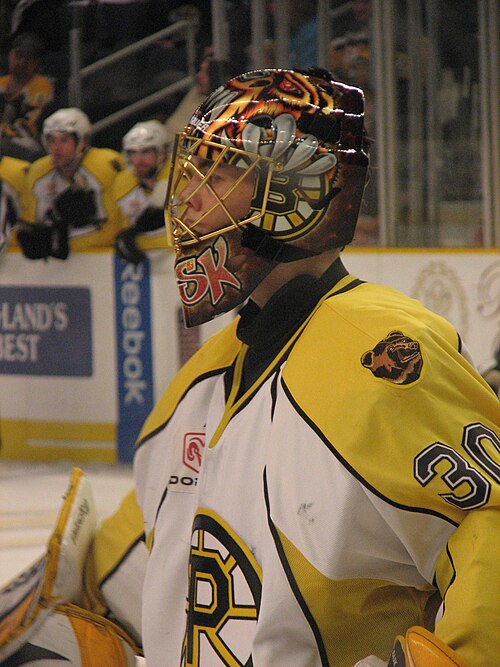 Rask with the Providence Bruins in November 2008.