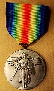 Miniatura per Medalla de la Victòria a la I Guerra Mundial (Estats Units)