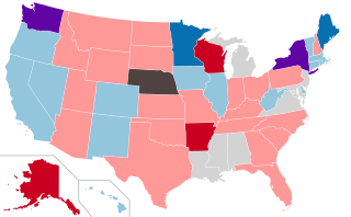 <span class="mw-page-title-main">2012 United States state legislative elections</span> 2012 U.S. stage legislative elections