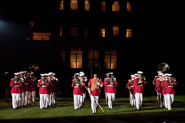 The United States Marine Band at the Friday Evening Parade.