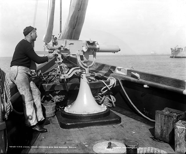 On USS Vixen, c. 1898–1901