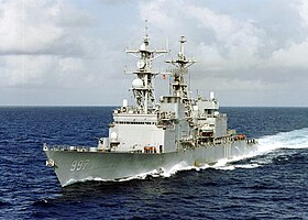 USS Hayler (DD-997) after installing the VLS