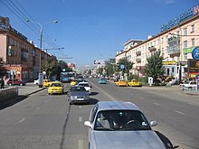 Traffico cittadino di Ulan Bator