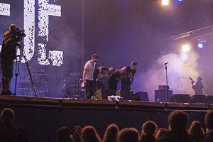 Zespół Ukeje podczas festiwalu Ursynalia 2013